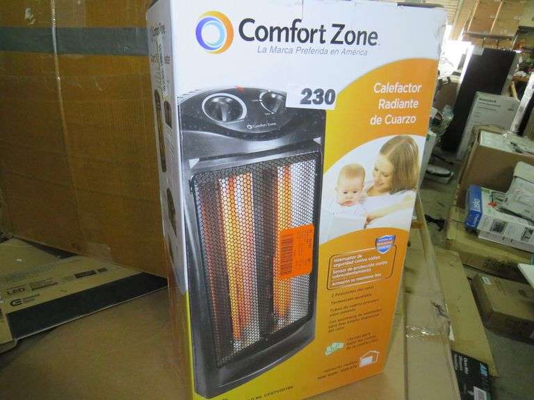 COMFORT ZONE HEATER Dallas Online Auction Company