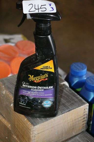 Milwaukee Muscle Interior Cleaner & Protectant Spray - 24oz For Cars, Leather, Vinyl, Plastic