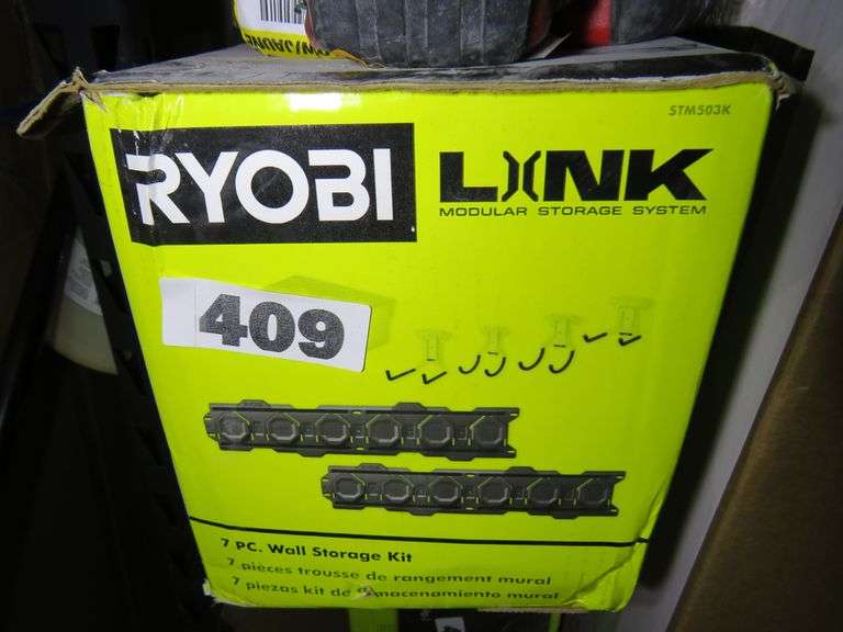RYOBI LINK MODULAR STORAGE SYSTEM 7 PIECE WALL STORAGE KIT Dallas