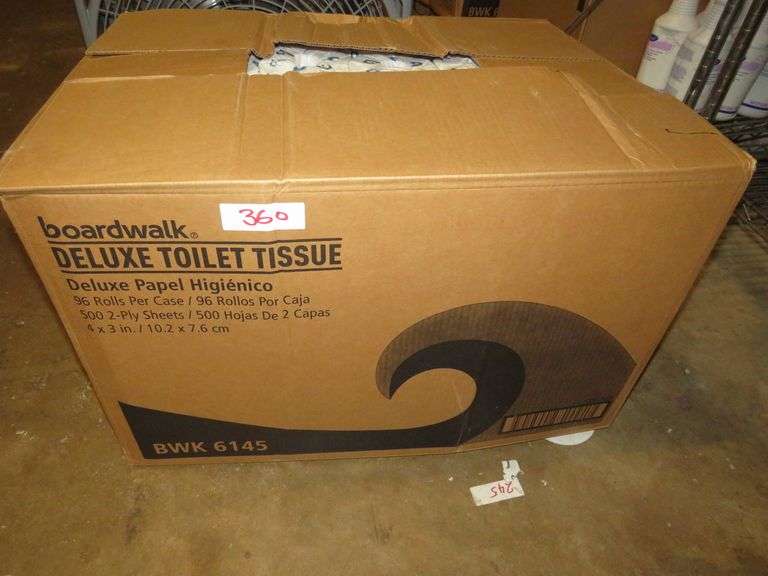 BOARDWALK DELUXE TOILET TISSU Dallas Online Auction Company