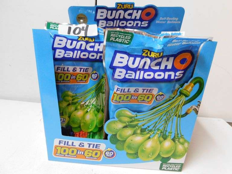 ZURU BUNCH O BALLOONS FILL AND TIE SELF SEALING WATER BALLOON KIT WITH