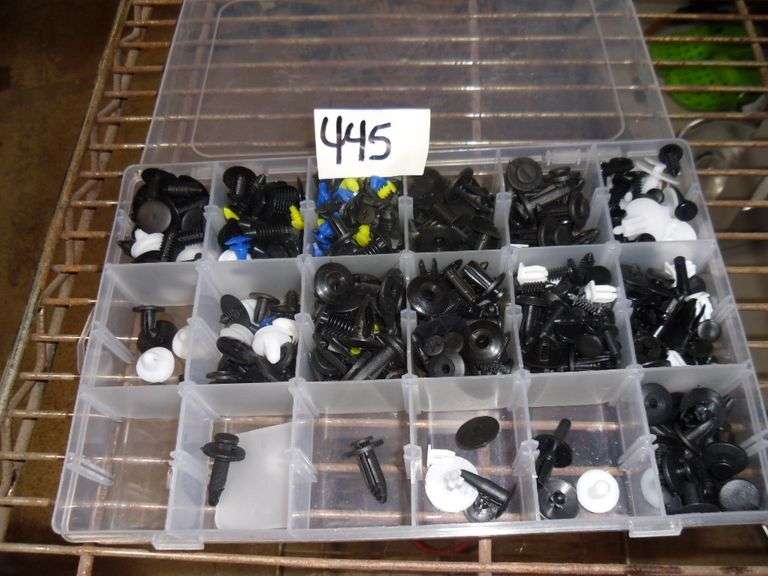 BOX OF NYLON BUTTON FASTENERS Dallas Online Auction Company