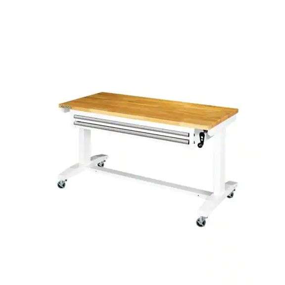 HUSKY 52'' WORK TABLE WITH ADJUSTABLE HEIGHT RETAILS FOR 299.00 AT HOME DEPOT Dallas Online