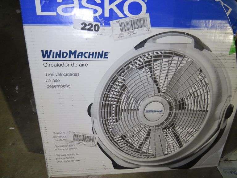 LASKO WIND MACHINE Dallas Online Auction Company