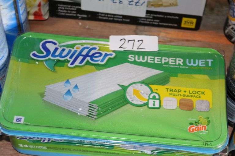 SWIFFER WET MOPPING CLOTHS 24 TO A PACK Dallas Online Auction Company