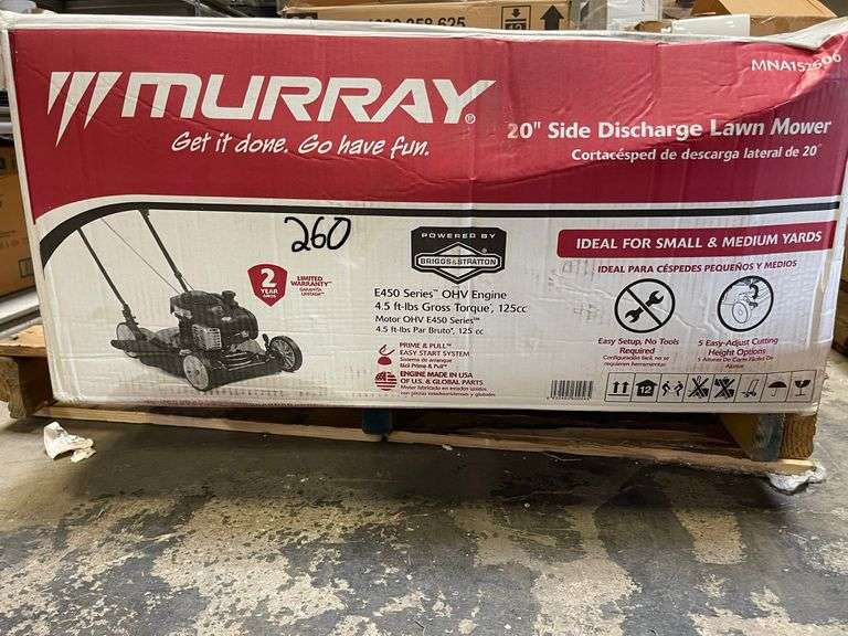 Murray 20 in. 125 cc Briggs & Stratton Gas Walk Behind Push Mower