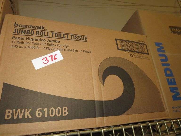 BOARDWALK JUMBO ROLL TOILET TISSUE Dallas Online Auction Company
