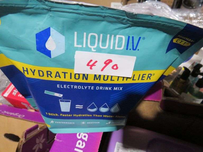 LIQUID IV ENERGY DRINK Dallas Online Auction Company