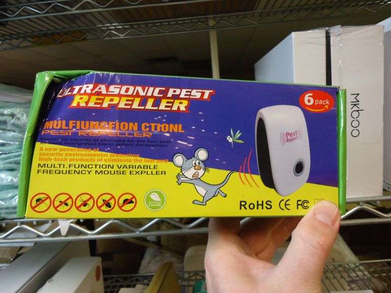 NEW! ULTRASONIC PEST REPELLER 6PACK Dallas Online Auction Company