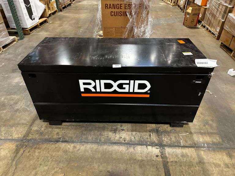 RIDGID 60 in. x 24 in. Universal Storage Chest Dallas Online Auction
