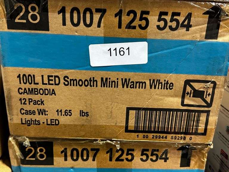 100l LED Smooth Mini Warm White Light Bulb Dallas Online Auction Company