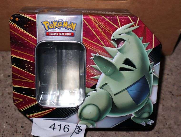 POKEMON TRADING CARD GAME TIN CONTAINERS Dallas Online Auction Company