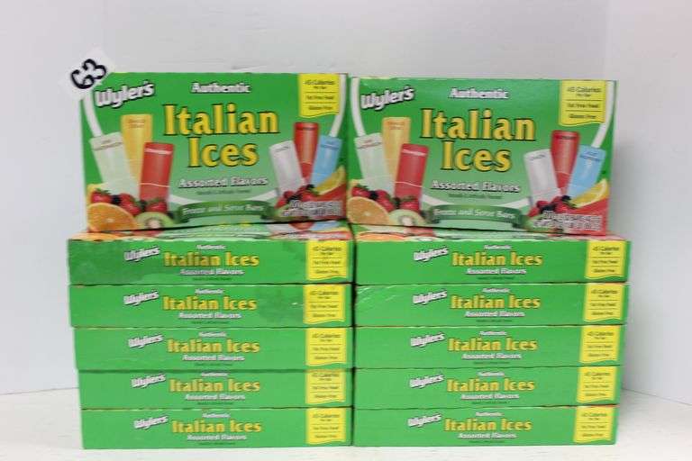 WYLER'S AUTHENTIC ITALIAN ICE FREEZE AND SERVE BARS IN ASSORTED FLAVORS