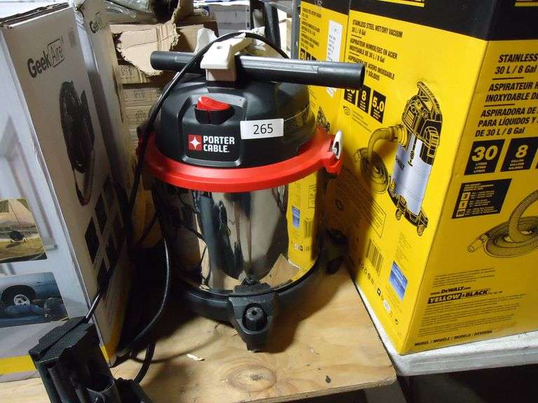 PORTER CABLE SHOP VAC Dallas Online Auction Company