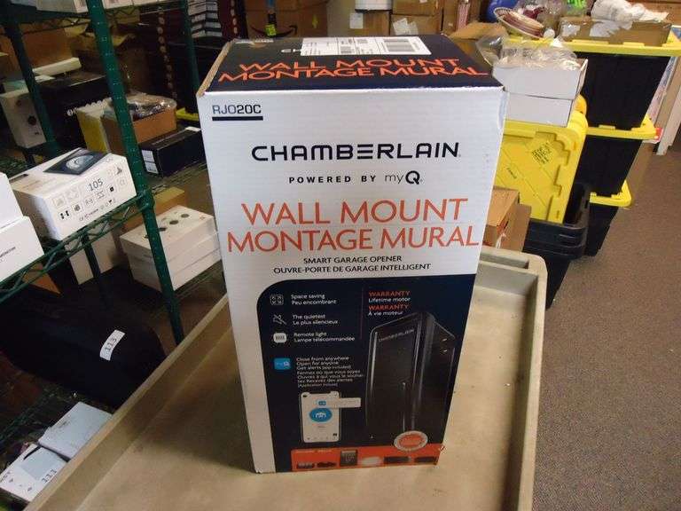 NEW! CHAMBERLAIN RJ020 WALL MOUNT SMART GARAGE OPENER Dallas Online