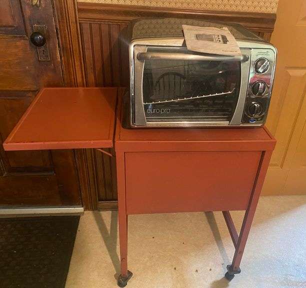 EuroPro Rotisserie & Convection Oven with Metal Stand Hoosier