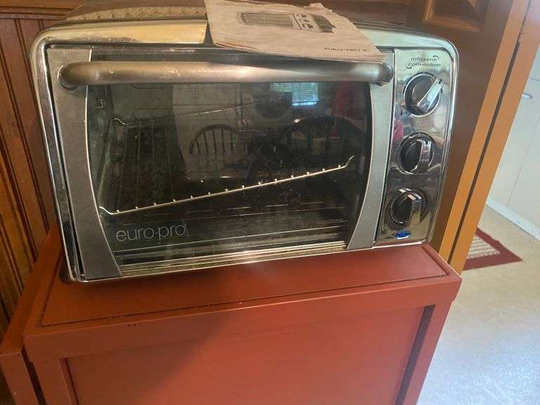 EuroPro Rotisserie & Convection Oven with Metal Stand Hoosier