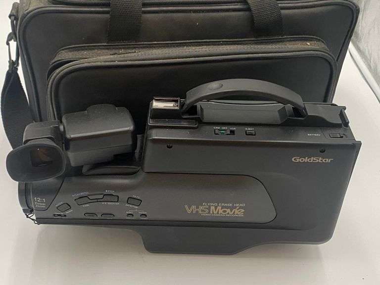 Vintage VHS Camcorder, Bag & Accessories Hoosier Auction Group