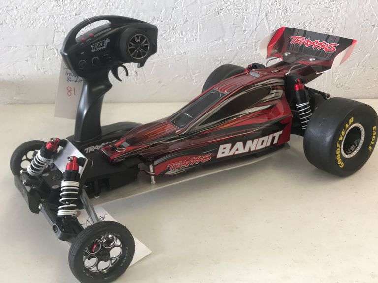 Traxxas Bandit Upgraded with Transmitter - Integrity Auctioneers