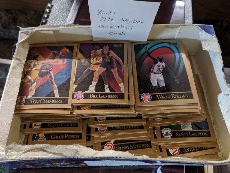 (300+) 1990 SKYBOX BASKETBALL CARDS Isabell Auction