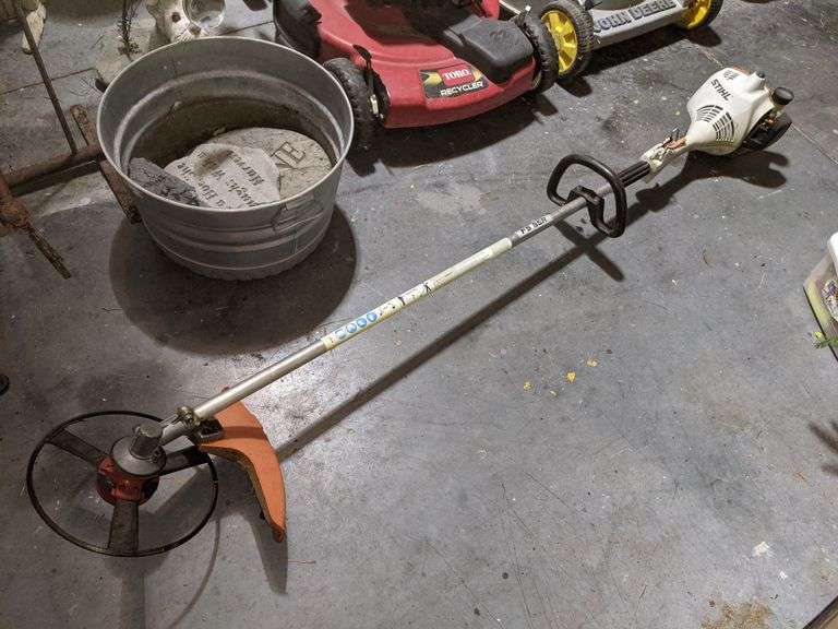 STIHL FS 55R STRAIGHT SHAFT GAD TRIMMER (TURNS OVER) Isabell Auction