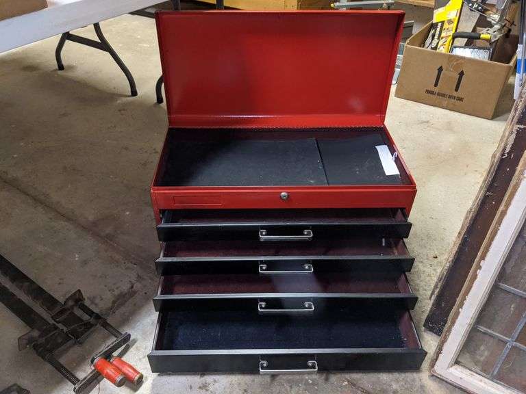 4DRAWER TOOL BOX WITH LIFTTOP (26IN. WIDE) Isabell Auction
