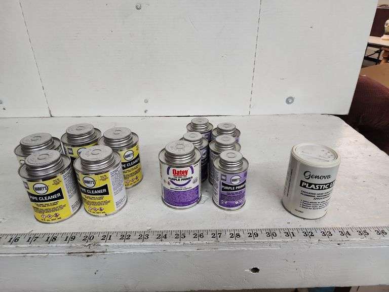 PIPE CLEANER, PRIMER & PLASTIC LEAD Isabell Auction