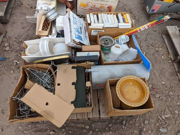 MAILBOX, DISHES, PEGBOARD HOOKS, LIGHT FIXTURE COVERS, ETC... Isabell