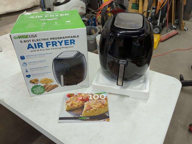 GOWISE PROGRAMMABLE AIR FRYER (BASKET HANDLE BROKEN) Isabell Auction