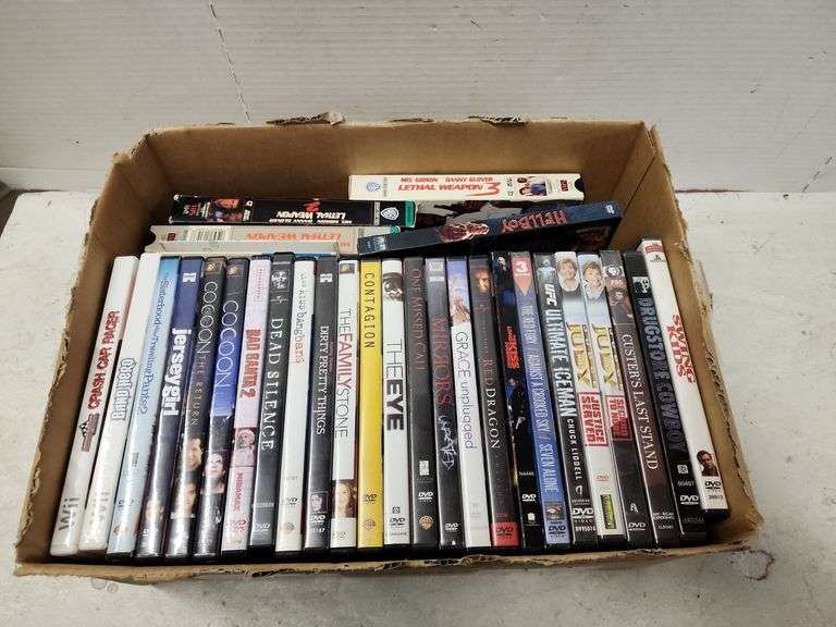 ASSORTED DVD & VHS TAPES Isabell Auction