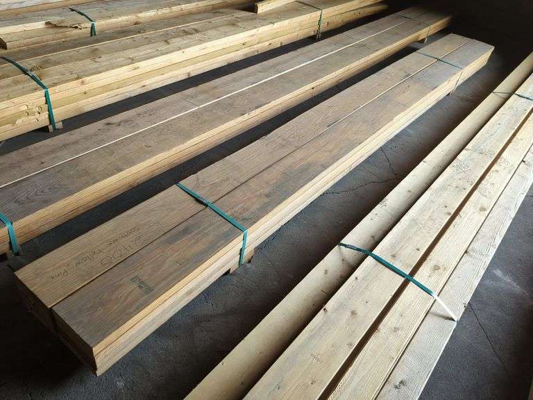 BUNDLE OF (8) 12FT. 2400 SOUTHERN YELLOW PINE 2X8'S Isabell Auction