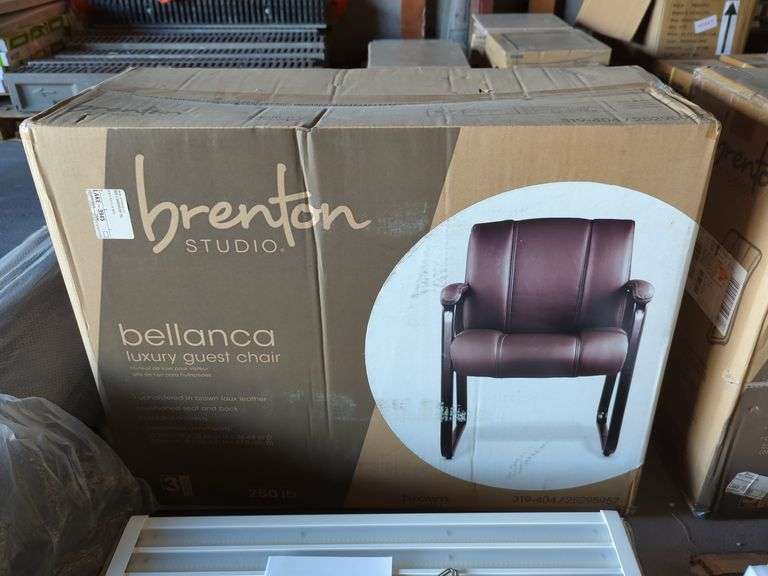 (NEW) BRENTON STUDIO BELLANCA LUXURY GUEST CHAIR - Isabell Auction