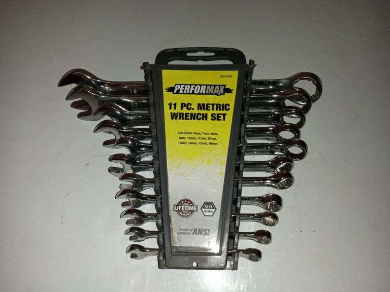 11 pc metric wrench set isabell auction
