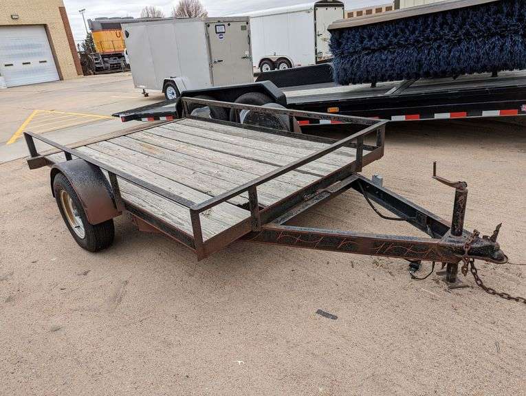 6FT. X 10FT. S/A FLATBED/ UTILITY TILTBED TRAILER (HOMEMADE/UNTITLED