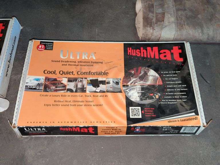 58SQ. FT. BOX ULTRA HUSH MAT (SOUND DEADENING THERMAL INSULATION