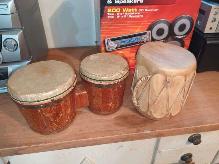 VINTAGE HAND DRUMS Isabell Auction