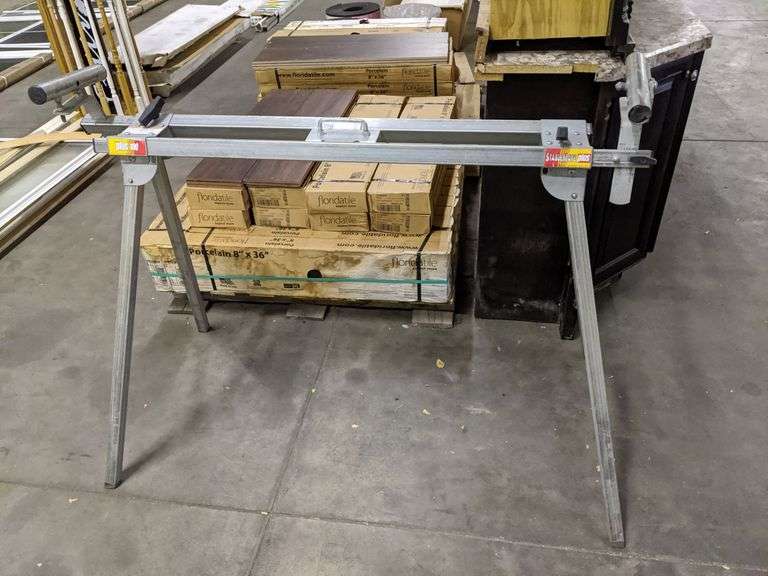 STABLEMATE PLUS FOLDING EXTENDABLE MITER SAW STAND Isabell Auction