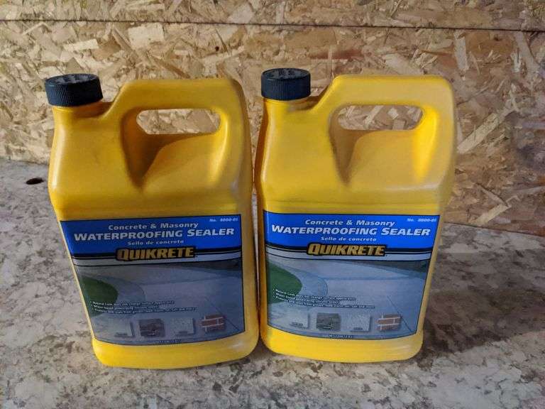 (2) 1GAL. QUIKRETE CONCRETE/MASONRY WATERPROOFING SEALER Isabell Auction