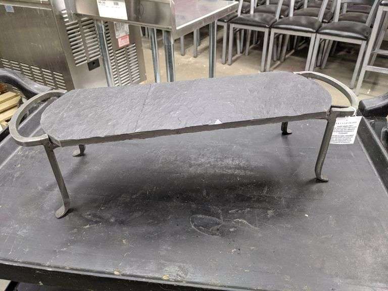 (NEW) POTTERY BARN SLATE RISER Isabell Auction