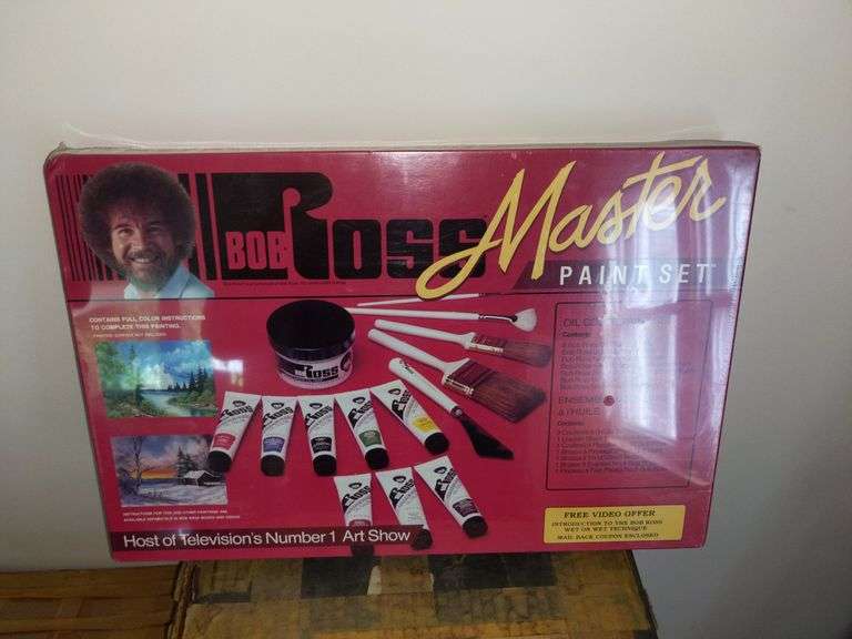 BOB ROSS MASTER PAINT SET Isabell Auction