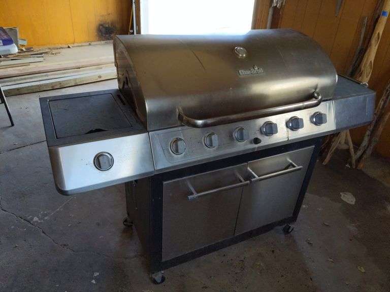 (H) CHARBROIL 6BURNER GAS GRILL WITH SIDE BURNER Isabell Auction