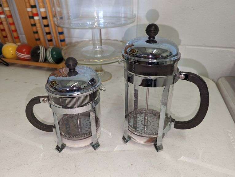 (2) BODUM COFFEE PRESSES Isabell Auction