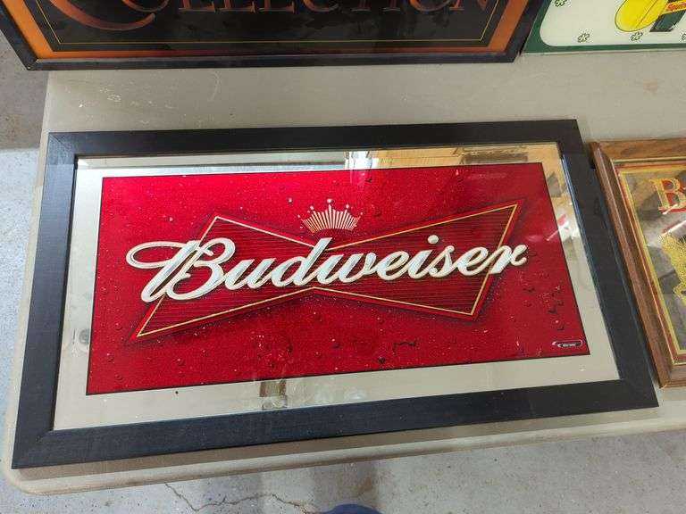 BUDWEISER MIRROR (17IN. X 30IN.) Isabell Auction