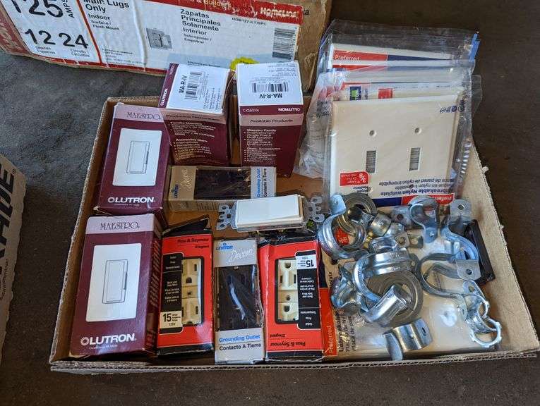 LOT OF ASST'D ELECTRICAL SUPPLIES Isabell Auction