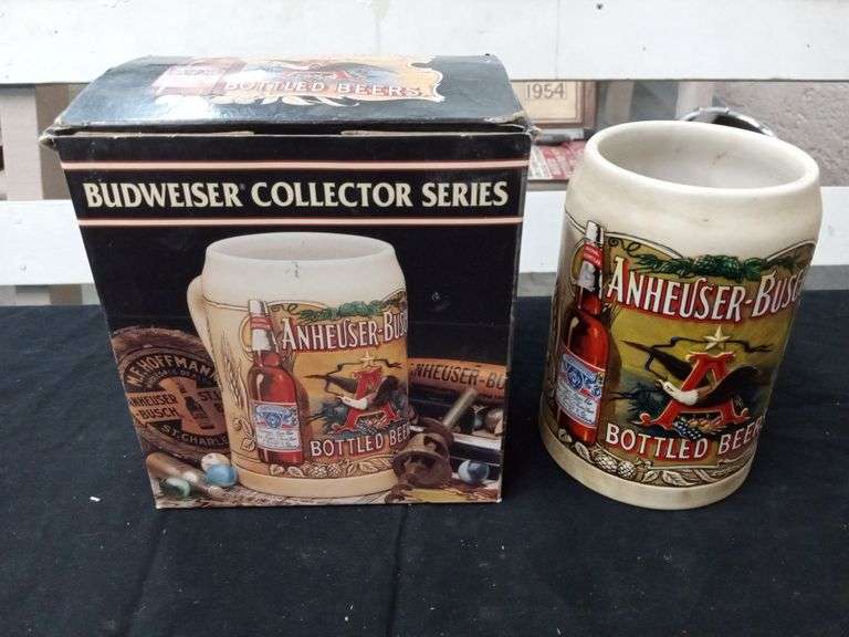 1991 BUDWEISER BOTTLE BEER STEIN Isabell Auction