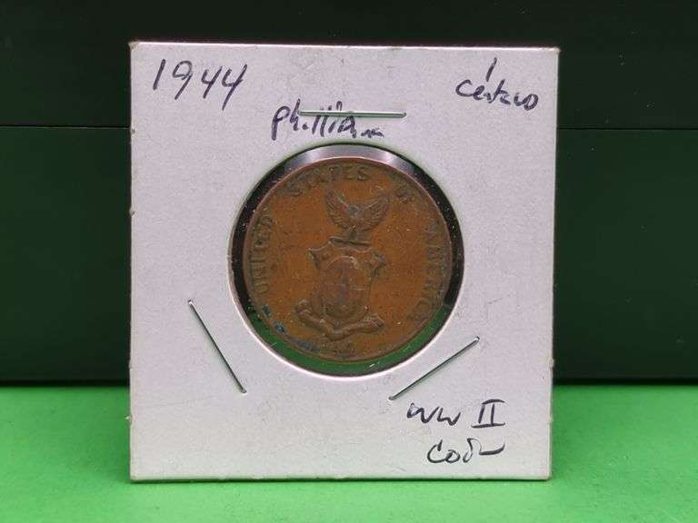1944 United States Of America One Centavo Filipinas Coin Value 1944 FILIPINAS ONE CENTAVO (UNITED STATES OF AMERICA) - Isabell Auction
