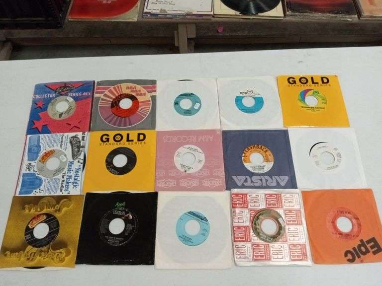 (15) ASST'D 45 RPM RECORDS Isabell Auction