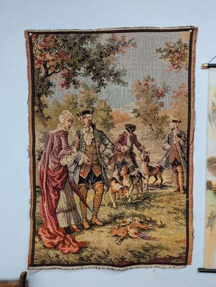 VINTAGE BELGIUM TAPESTRY (27-IN X 40-IN) - Isabell Auction