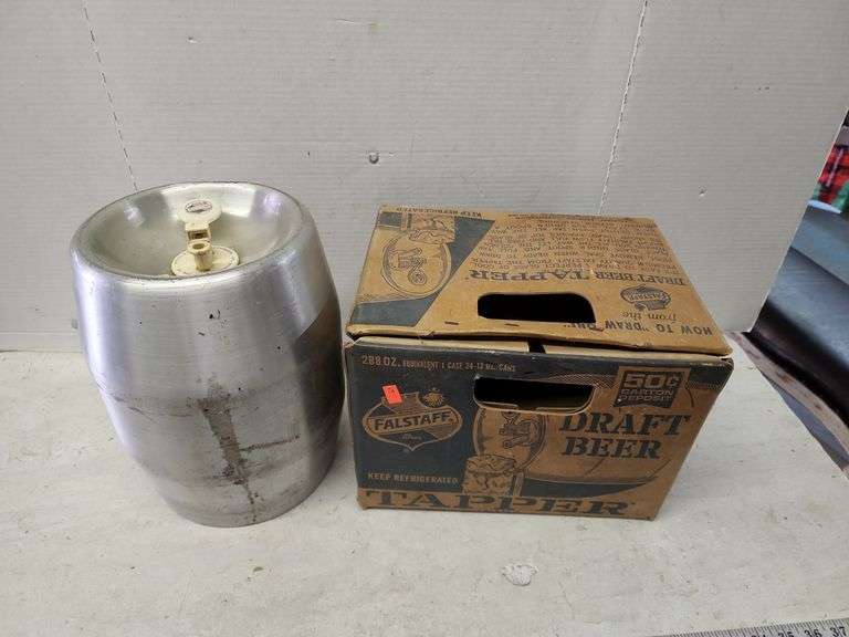 FALSTAFF BEER KEG Isabell Auction