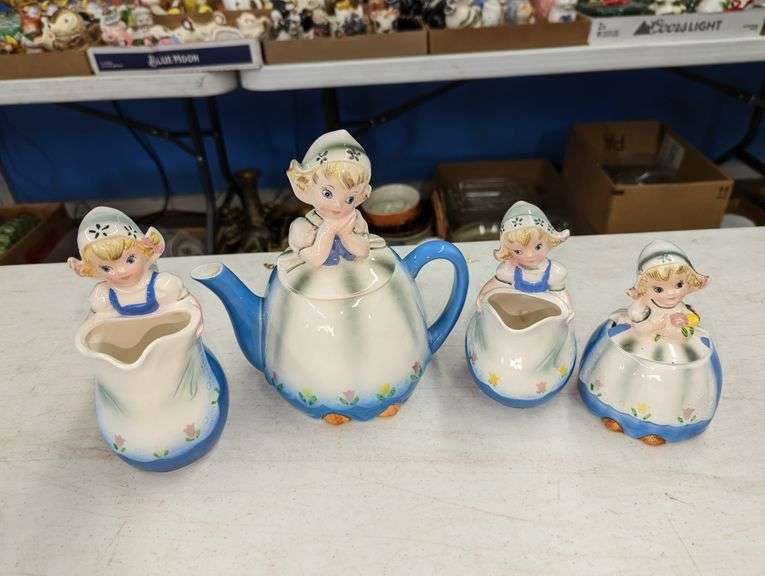 4PIECE DUTCH TEA SET Isabell Auction